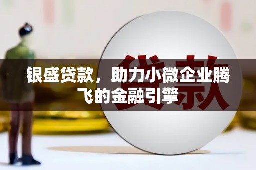 瓮安银盛贷款，助力小微企业腾飞的金融引擎