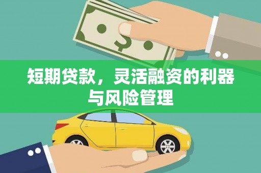 瓮安短期贷款，灵活融资的利器与风险管理