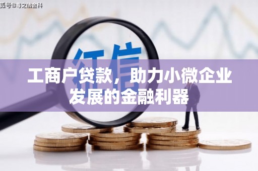 瓮安工商户贷款，助力小微企业发展的金融利器