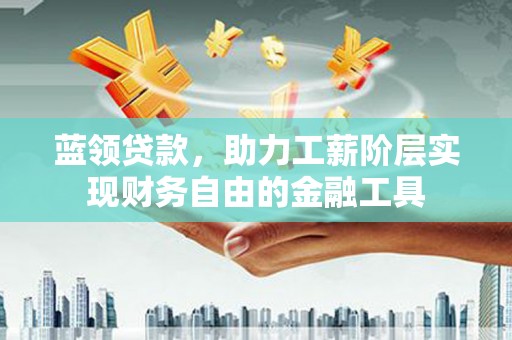 瓮安蓝领贷款，助力工薪阶层实现财务自由的金融工具